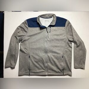 Orvis Men's Heather Gray and Deep Blue Jacket